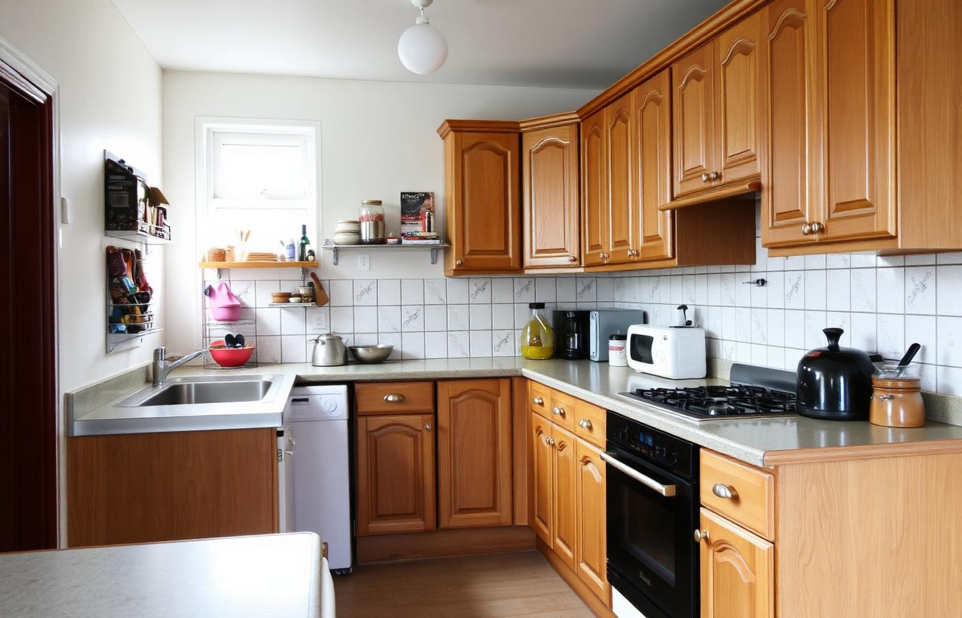 Dated Galley to Open-Plan Kitchen — before